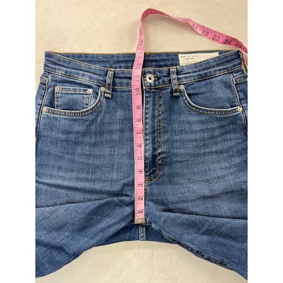 rag & bone Denim Jean Nina High Rise Ankle Cigarette Jasper - Picture 11 of 13